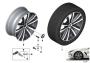 Image of Disk wheel, light alloy, in Orbitgrey. 8JX19 ET:26 image for your BMW