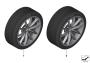 Image of RDC wheel & tire set winter Ferricgrey. 225/50R17 98H image for your BMW