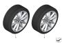 Image of RDC wheel & tire set, winter light alloy. 225/50R17 98H image for your 2006 BMW 530i   