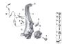 Image of Bracket, brake hose, outer left image for your 2021 BMW X6  40iX 