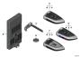 Image of Set radio remote ctrl.w.BDC - Basic. KOR image for your 2016 BMW 120i   