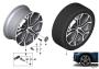 Image of Disk wheel, light alloy, in Orbitgrey. 10,5JX21 ET:43 image for your BMW