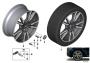 Image of Disc wheel light alloy Cerium grey. 10,5JX22 ET:43 image for your BMW