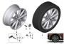 Image of Disc wheel, light alloy, Reflexsilber. 8,5JX20 ET:35 image for your BMW