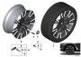 Image of Disk wheel, light alloy, in Orbitgrey. 9,5JX22 ET:32 image for your 2021 BMW 330iX   