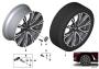 Image of Disk wheel, light alloy, in Orbitgrey. 9,5JX22 ET:32 image for your 2019 BMW X4   