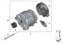 Image of RP alternator. 180A image for your 2022 BMW 330iX Sedan  