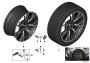 Image of Disc wheel light alloy jet bl.sol.paint. 9,5JX20 ET:28 image for your 2015 BMW M5   