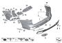 Image of Protective rubber strip, lft rear bumper. M image for your 2009 BMW X5   