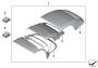 Image of Mounting kit, convertible top fabric image for your 1995 BMW