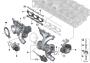 Image of Turbocharger with exhaust manifold. ZYL. 1-3 image for your BMW