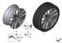 Image of Disc wheel light alloy jet bl.sol.paint. 8,5JX20 ET:25 image for your BMW 750i  