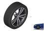 Image of RDC Compl. set of black summer wheels image for your BMW 750i  