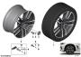 Image of Disk wheel, light alloy, in Orbitgrey. 10,5JX21 ET:31 image for your 2008 BMW X6   