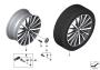 Image of Disk wheel, light alloy, in Orbitgrey. 8JX18 ET:57 image for your 2021 BMW 330iX   