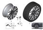 Image of Disk wheel, light alloy, in Orbitgrey. 8JX19 ET:47 image for your BMW