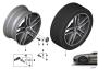 Image of Disc wheel light alloy jet bl.sol.paint. 10,5JX20 ET:28 image for your 2014 BMW X6   