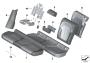 Image of Garniture siège confort cuir. TACORAROT image for your BMW 540iX  