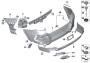 Image of Holder for trim for exh.tailpipe right image for your 2021 BMW M760iX   