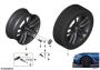 Image of Disc wheel light alloy jet bl.sol.paint. 9JX18 ET:44 image for your BMW M240iX  