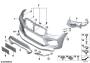 Image of Trim cover, bumper, primed, front. M US image for your BMW X3  