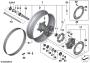 Spoke wheel, rear (2/2)