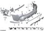 Image of Trim panel, bumper, rear, bottom. CFK image for your 1990 BMW M3   