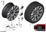 Image of Disc wheel light alloy Midnight Gray. 9JX20 ET:42 image for your BMW