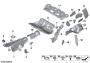 Image of Sound insulation trunk left image for your 2021 BMW 320dX  Touring/Wagon 