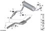 Image of Bracket exhaust, rear image for your BMW