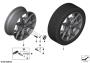 Image of Disc wheel light alloy Midnight Gray. 7,5JX19 ET32 image for your 2022 BMW X3  M40iX 
