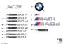 Image of Lettering right. ELECTRIFIED image for your 2007 BMW X3   