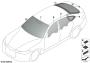 Image of Windshield, green, rain/light/fog. KAFAS/HUD image for your 2023 BMW X3  30eX 