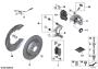 Image of Repair kit, brake pads asbestos-free image for your 2019 BMW M550iX   