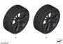 Image of TPM wheel with tire winter Jet Black. 245/40R19 98V image for your 2018 BMW 530e   