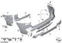 Image of Trim panel, bumper, rear, bottom image for your 2008 BMW 750i   