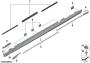 Image of Door sill trim panel, primed, right. PDC image for your BMW