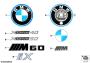 Image of Lettering. M BRONZE image for your BMW