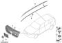 Image of Trim for grill, front. SHADOWLINE image for your BMW