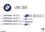 Image of Lettering. X-DRIVE 50E image for your BMW M6  