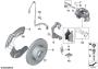 Front brake pad wear sensor (2/2)