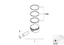 Image of REPAIR KIT PISTON RINGS. (0) image for your BMW