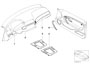 Image of Bottom panel, storage partition, alumin. TECHNO-DOTS image for your 2003 BMW 325ti   
