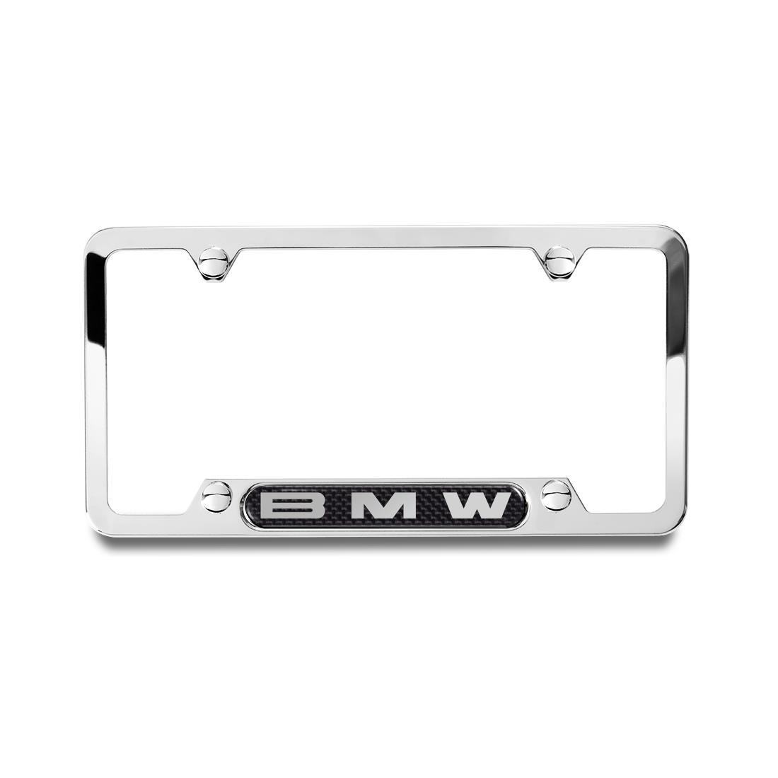 Diagram BMW Polished Frame with BMW Logo on Carbon Fiber for your 2005 BMW X3  2.5i 