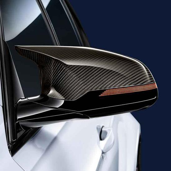 Diagram BMW Replacement M Performance Carbon Fiber Mirror Caps for your BMW 530xi  