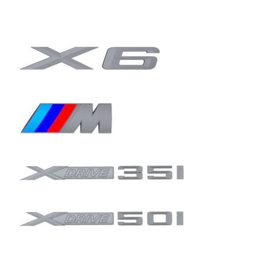 Diagram BMW Lettering Badge Replacement - X6 for your BMW