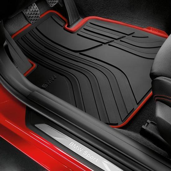 Diagram BMW All Weather Floor Mats for your 2016 BMW M5 Sedan  