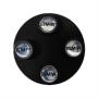 Image of Lettering Valve Stem Caps, Black. image for your 2009 BMW X3   