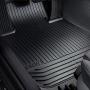 Image of Rubber Floor Mats Black Front. image for your 2010 BMW 550i Sedan  