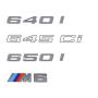 Image of Lettering Badge Replacement - 6 Series 645Ci. image for your 2010 BMW M6 Coupe  